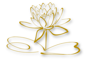 A golden lotus flower to symbolize the wisdom of the answers to the questions about the editing and proofreading of AI-generated transcripts